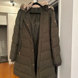 Ralph Lauren Green Puffer Jacket